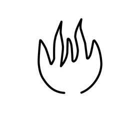 Obraz premium doodle fire