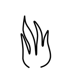 Obraz premium doodle fire