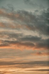 Fototapeta na wymiar Beautiful natural sunset sky background