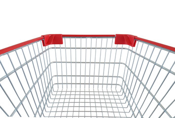 Shopping cart on transparent background (PNG File)