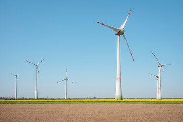 Windkraftanlage Windräder Natur Landschaft
