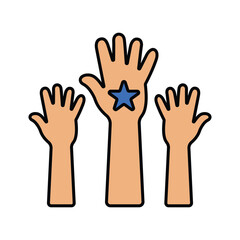 Accountable, answerable icon.