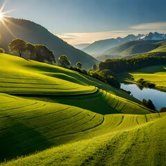 landscape in the mountains