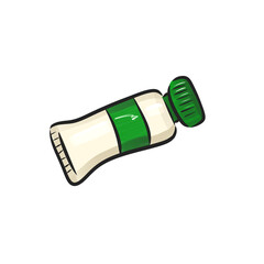 green pencil with eraser