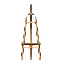 easel isolated