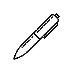 Simple Pen Icon Vector Template