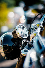 motocykl, licznik, prędkościomierz © RobertM