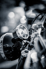 motocykl, licznik, prędkościomierz © RobertM