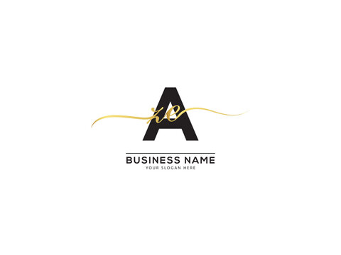 Modern Aze zae Signature Letter Logo, Creative aze Logo Letter Vector Stock