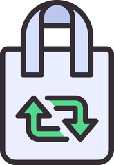 recycle bag icon