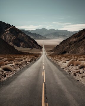 La Ruta de los Sueños: Una carretera solitaria que invita a la reflexión en el desierto