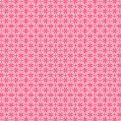 Geometric seamless vector pattern background on pink background.