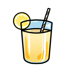 Lemonade juice cartoon