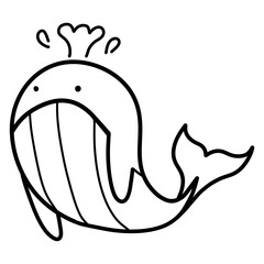 Minimal Whale icon