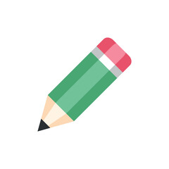 Simple Trendy Pencil Icon Vector Template