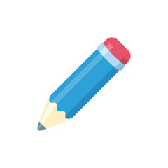 Simple Trendy Pencil Icon Vector Template