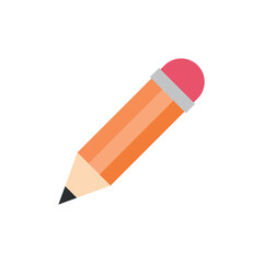 Simple Trendy Pencil Icon Vector Template