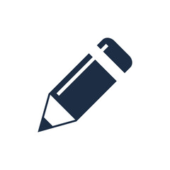 Simple Trendy Pencil Icon Vector Template