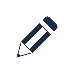 Simple Trendy Pencil Icon Vector Template