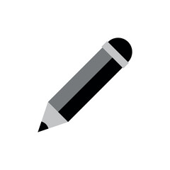 Simple Trendy Pencil Icon Vector Template