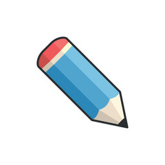 Simple Trendy Pencil Icon Vector Template