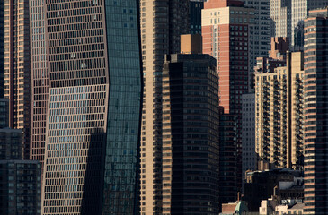 View of Midtown Manhattan skyscraper buildings