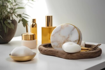 spa still life with candles 2