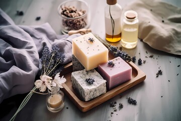 Square soap spa day