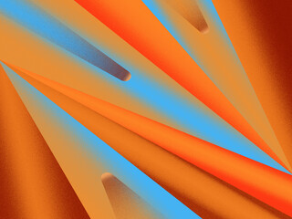 Abstract background in orange and blue colors with texture
