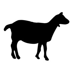 Goat Vector Silhouette