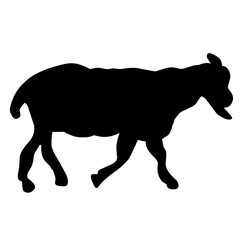 Goat Vector Silhouette