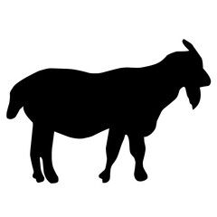Goat Vector Silhouette