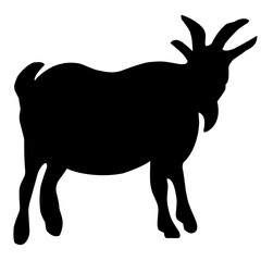 Goat Vector Silhouette