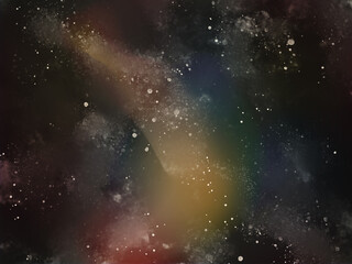Obraz premium Іllustration of space. Background with texture
