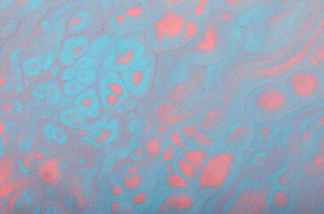 abstract background soft peach with blue fluid art