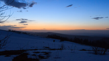 View of the sunset from the top platform BTA