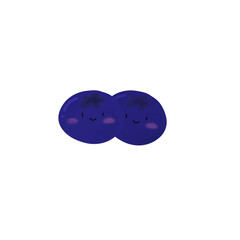 Blueberry cartoon 