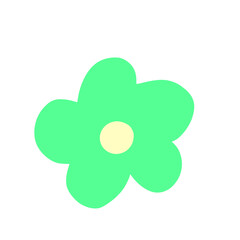 Green flower