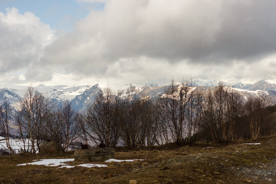 Mountain views in Arkhyz near BTA