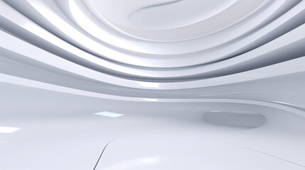 White futuristic background