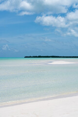 Beautiful Sandbar on the Spanish Wells in the Bahamas