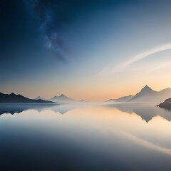 sunrise in mountains
