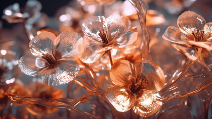 Transparent flower