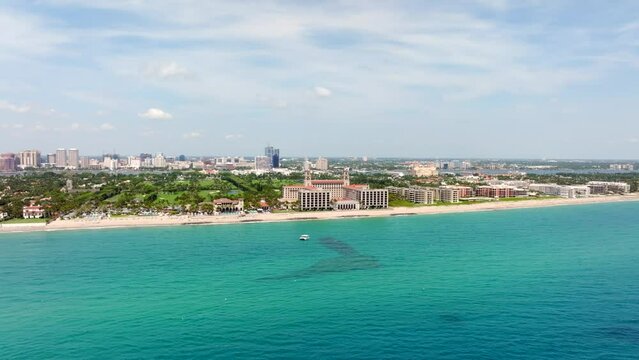 Aerial The Breakers Palm Beach circa 2023