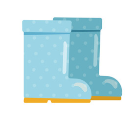 Gardening rubber boots concept