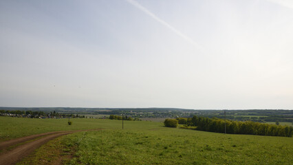landscape with rainbow