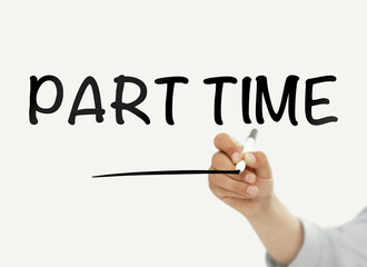 Fototapeta premium Businessman writing 