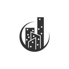 apartment logo template. Icon Illustration Brand Identity. Isolated and flat illustration. Vector graphic