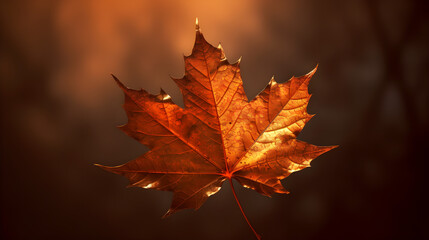 red maple leaf, maple leaf, Canada Day, Generative Ai 