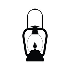 Camping Lantern icon vector